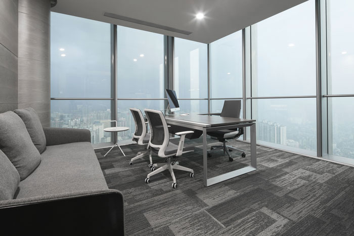 教育培訓(xùn)機構(gòu)總經(jīng)理辦公室裝修設(shè)計案例效果圖