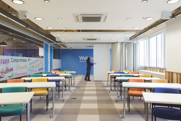 零售企業(yè)辦公室培訓(xùn)區(qū)域裝修設(shè)計(jì)案例效果圖