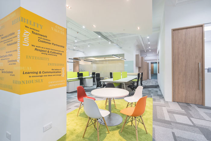 服裝公司辦公室交流區(qū)域裝修設(shè)計(jì)案例效果圖