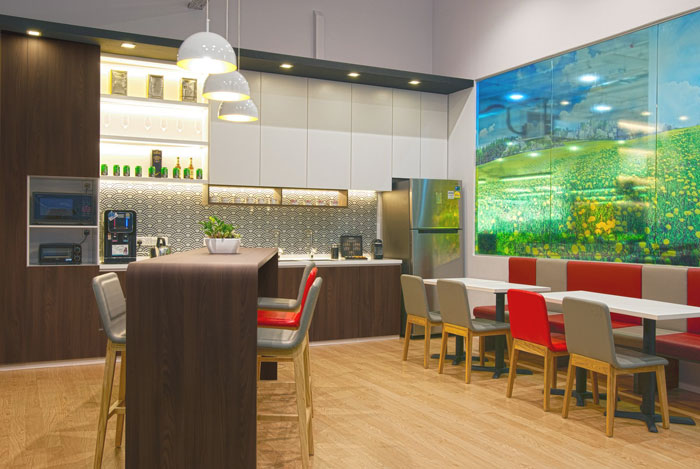 服裝公司辦公室茶水間裝修設(shè)計(jì)案例效果圖