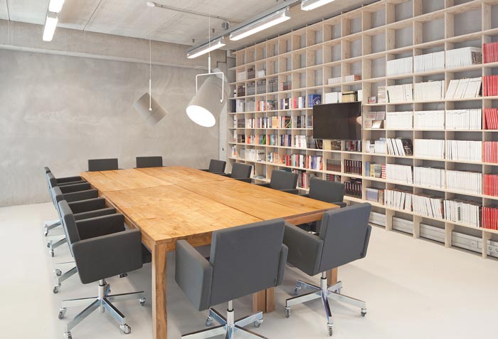 新媒體現代簡約辦公室裝修設計案例