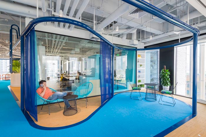 旅游服務(wù)公司辦公室休息區(qū)裝修設(shè)計(jì)案例效果圖