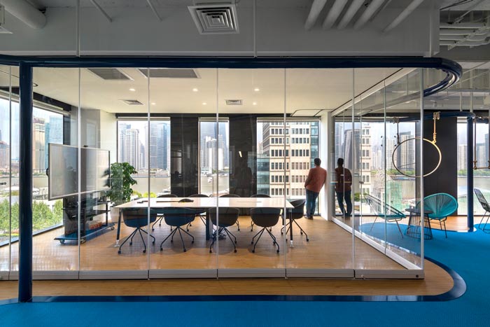 旅游服務(wù)公司辦公室會(huì)議室裝修設(shè)計(jì)案例效果圖