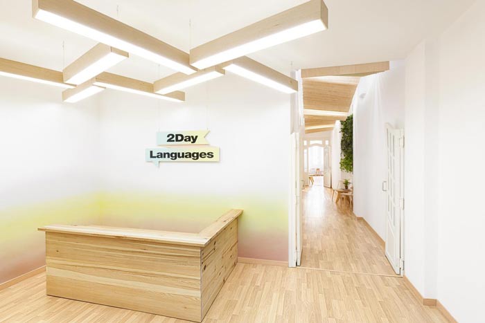 英語培訓機構(gòu)辦公室裝修設計案例