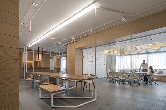 IT創(chuàng)業(yè)公司辦公室進門區(qū)裝修設(shè)計案例效果圖