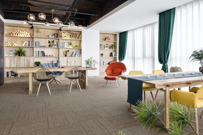 節(jié)能環(huán)保公司總經(jīng)理辦公室裝修設(shè)計(jì)案例效果圖