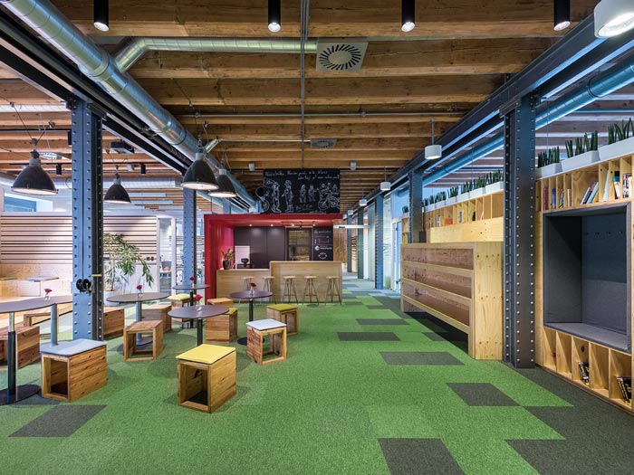 節(jié)能技術(shù)公司辦公室前臺裝修設(shè)計案例效果圖