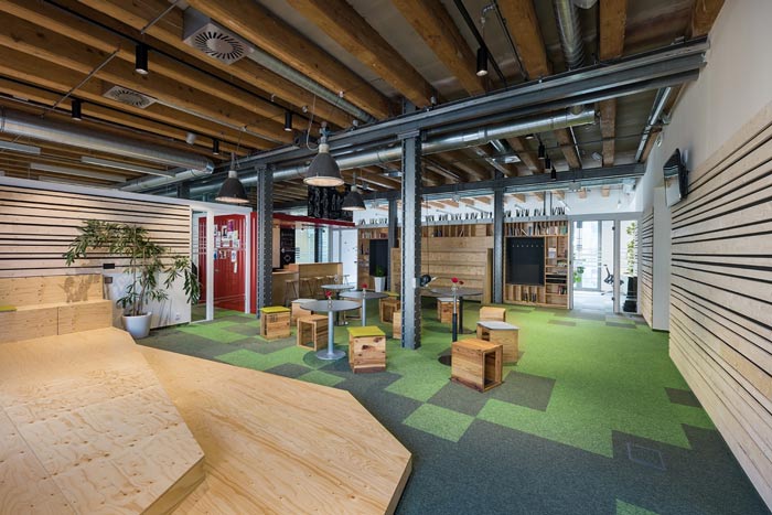 節(jié)能技術(shù)公司辦公室前臺接待裝修設(shè)計案例效果圖