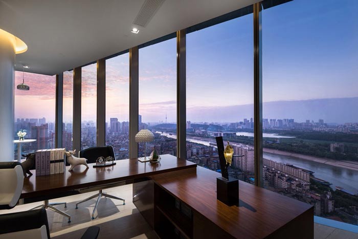 公司老總辦公室裝修效果圖