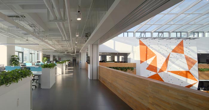 企業(yè)總部辦公室辦公區(qū)裝修設計效果圖