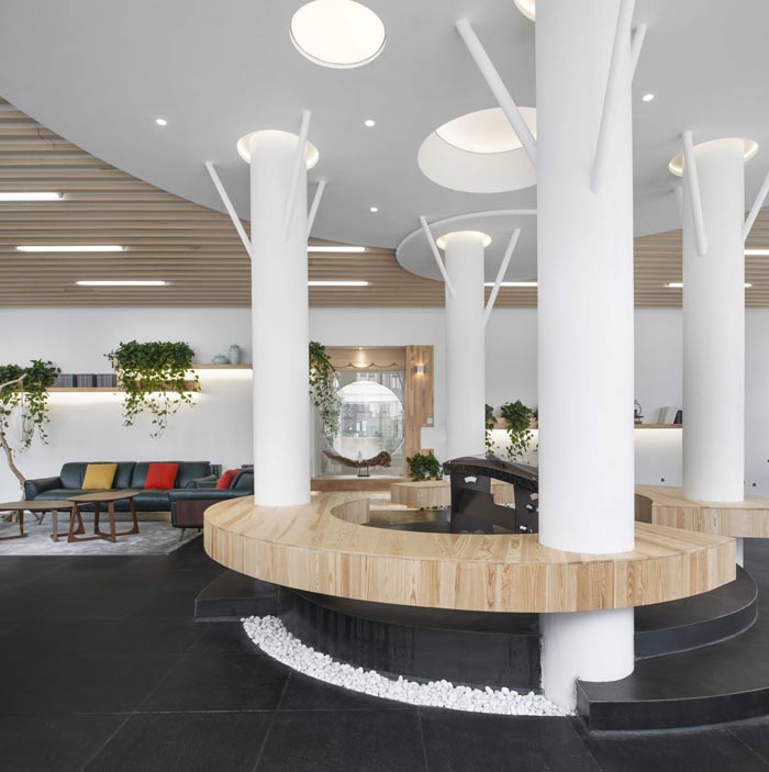 融資租賃公司辦公室洽談區(qū)裝修設(shè)計(jì)效果圖