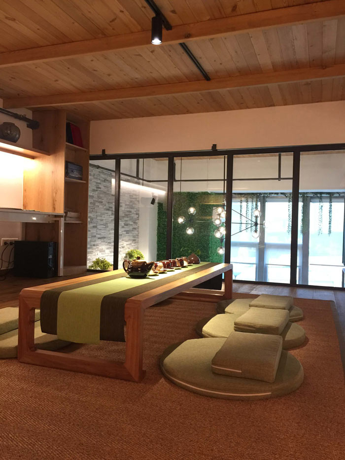 loft辦公室二樓飲茶區(qū)裝修設(shè)計案例