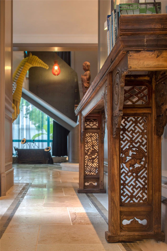 禪意辦公室案臺(tái)裝修設(shè)計(jì)效果圖