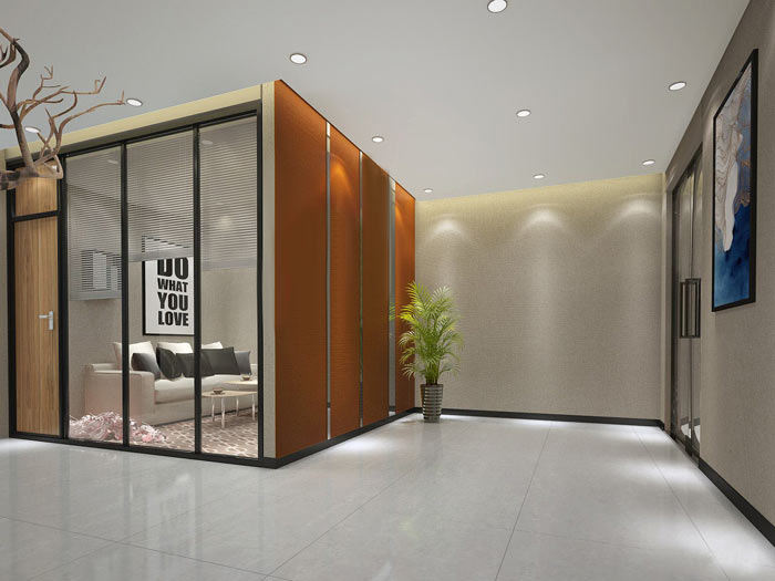 風(fēng)投公司辦公室前臺(tái)裝修設(shè)計(jì)效果圖