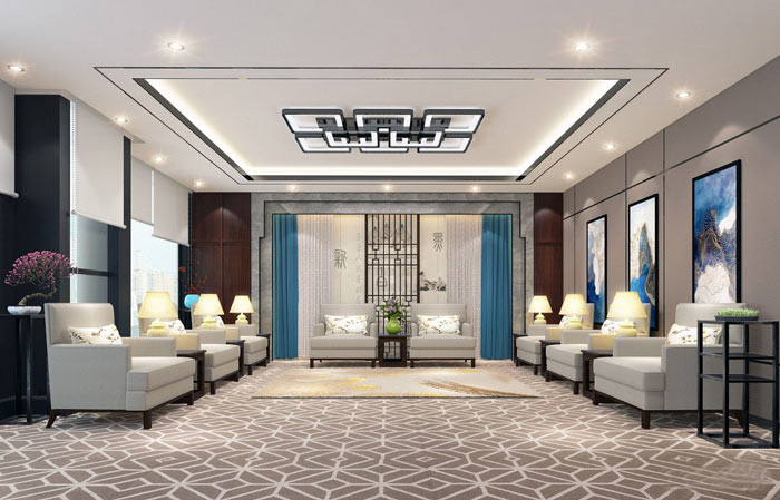 風(fēng)投公司辦公室洽談區(qū)域裝修設(shè)計(jì)效果圖