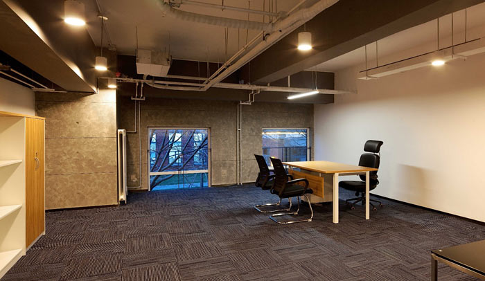 創(chuàng)客孵化中心辦公樓經理辦公室裝修設計效果圖