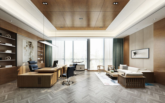 老總辦公室裝修效果圖