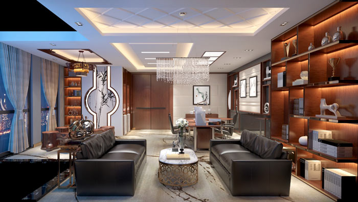 總經(jīng)理辦公室裝修效果圖