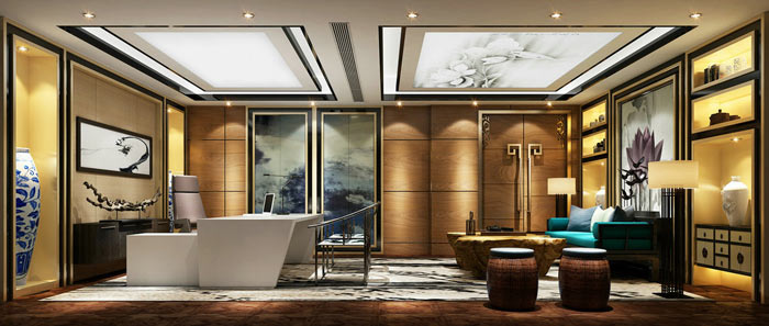 總經(jīng)理辦公室裝修效果圖