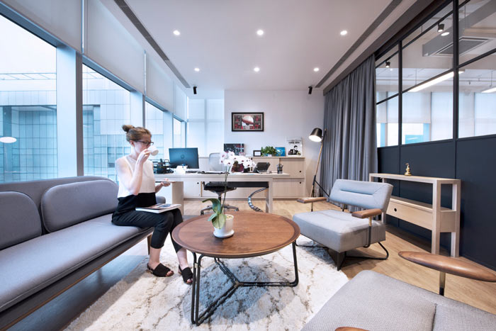 女老板辦公室裝修設(shè)計效果圖