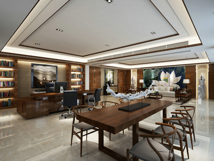 女老板辦公室裝修設(shè)計效果圖