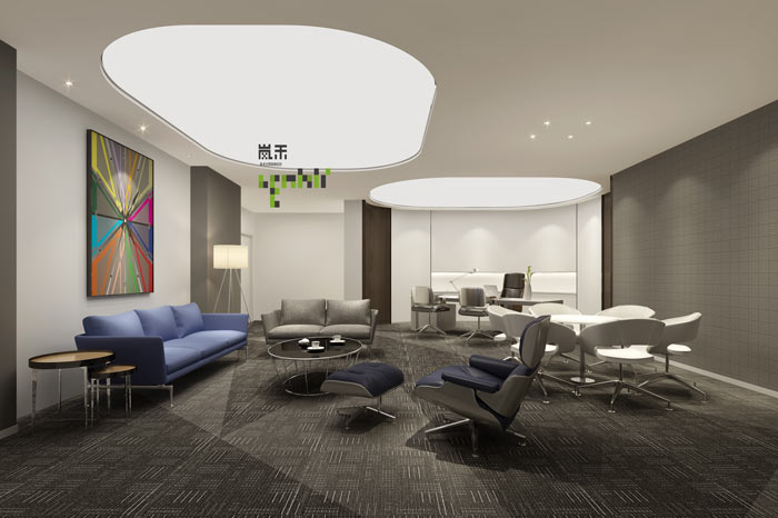 汽車超人公司總經(jīng)理辦公室裝修設(shè)計效果圖