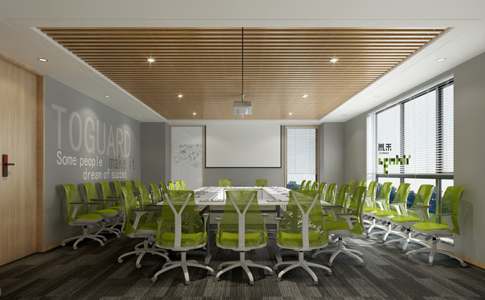 創(chuàng)新科技公司辦公室會議室裝修設(shè)計效果圖