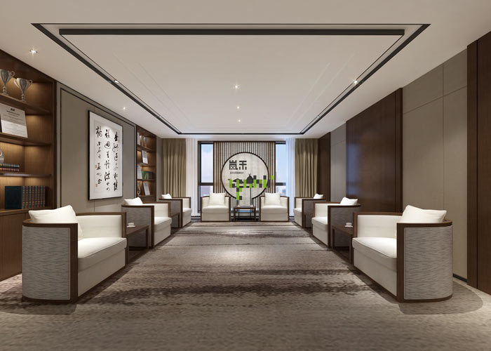 創(chuàng)新科技公司辦公室接待室裝修設(shè)計效果圖