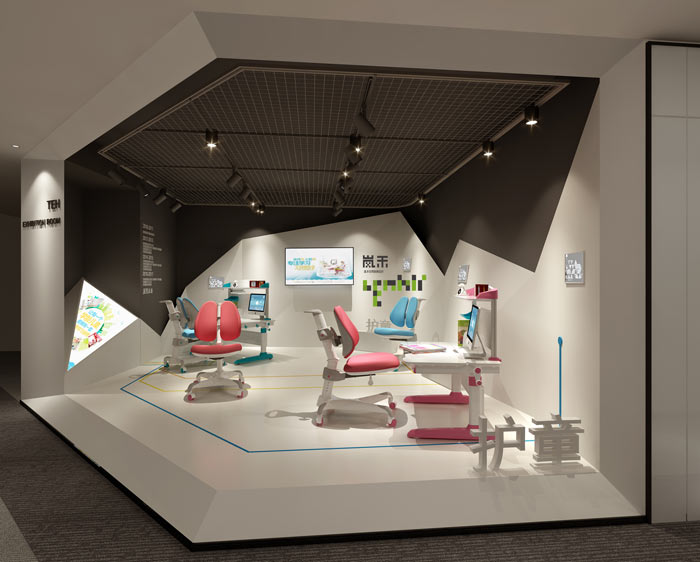 創(chuàng)新科技公司辦公室展廳裝修設(shè)計效果圖