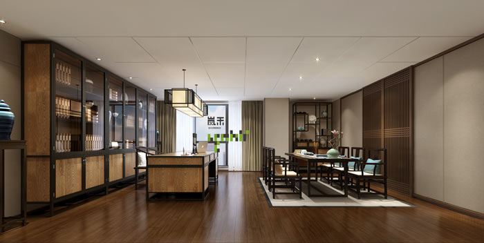 創(chuàng)新科技公司董事長辦公室裝修設(shè)計效果圖