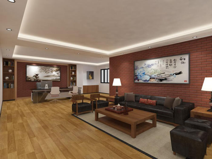 公司經理辦公室裝修設計效果圖