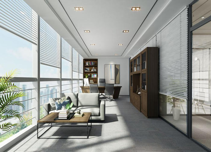 公司經理辦公室裝修設計效果圖