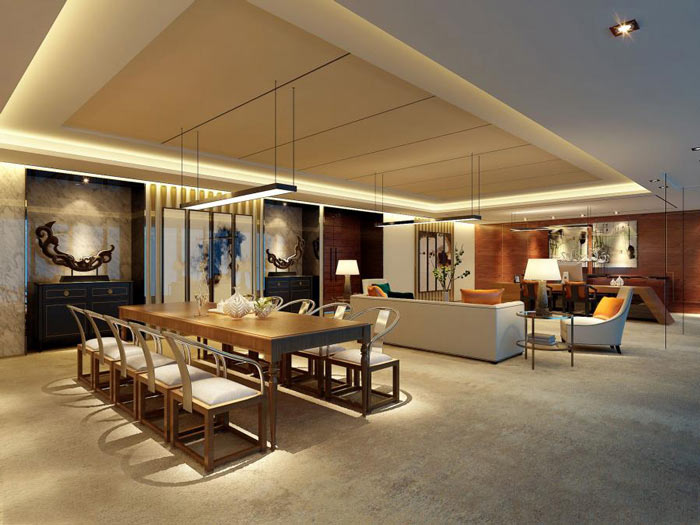 公司經(jīng)理辦公室設(shè)計(jì)效果圖