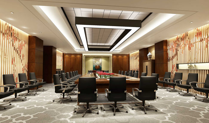 多功能會(huì)議室裝修設(shè)計(jì)效果圖