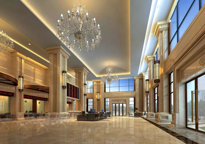 銀行寫字樓裝修設(shè)計(jì)效果圖