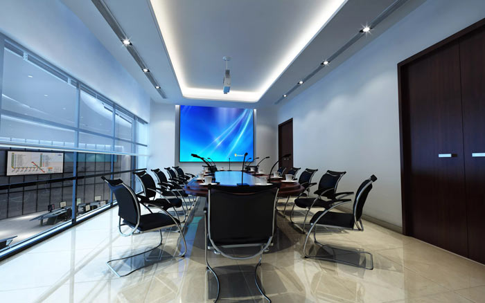 地鐵指揮中心辦公室會(huì)議室裝修設(shè)計(jì)效果圖