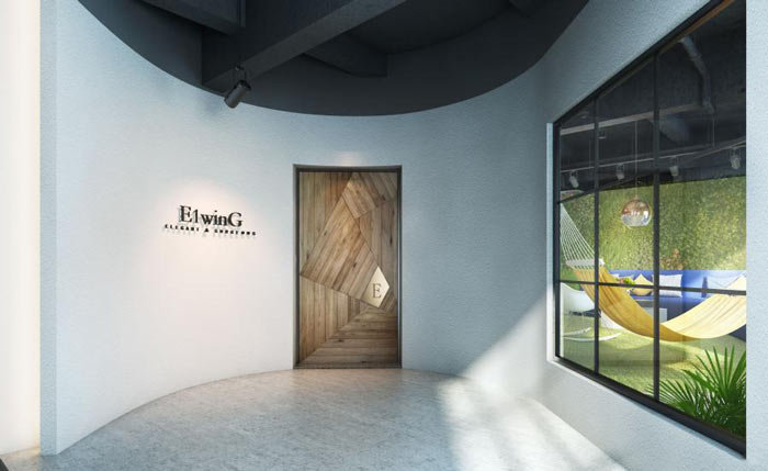 女裝公司辦公室休息區(qū)裝修設(shè)計效果圖