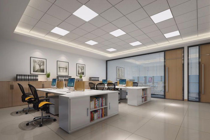 杭州濱江區(qū)長河街道辦公室財務(wù)室裝修設(shè)計效果圖