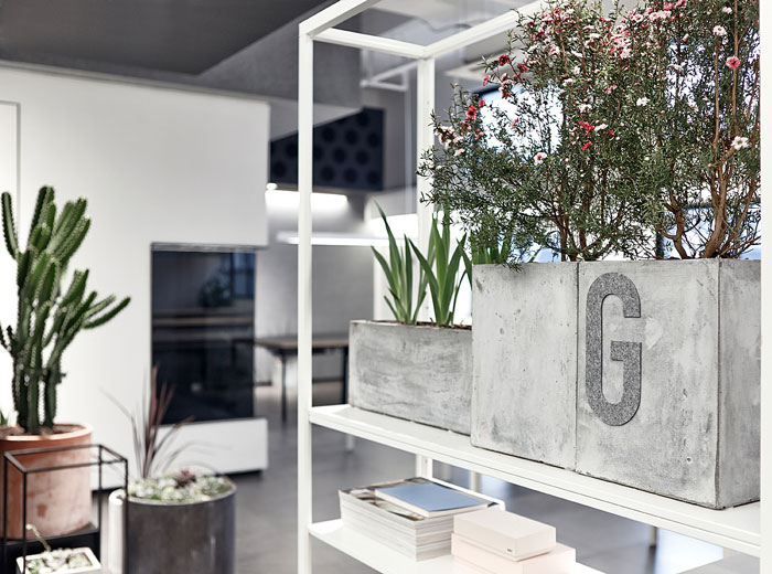 長(zhǎng)方形辦公室裝飾效果圖