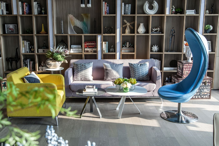 金融科技辦公室閱讀區(qū)裝修設(shè)計效果圖