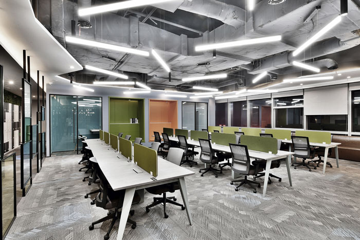 聯(lián)合辦公空間辦公區(qū)裝修設(shè)計效果圖