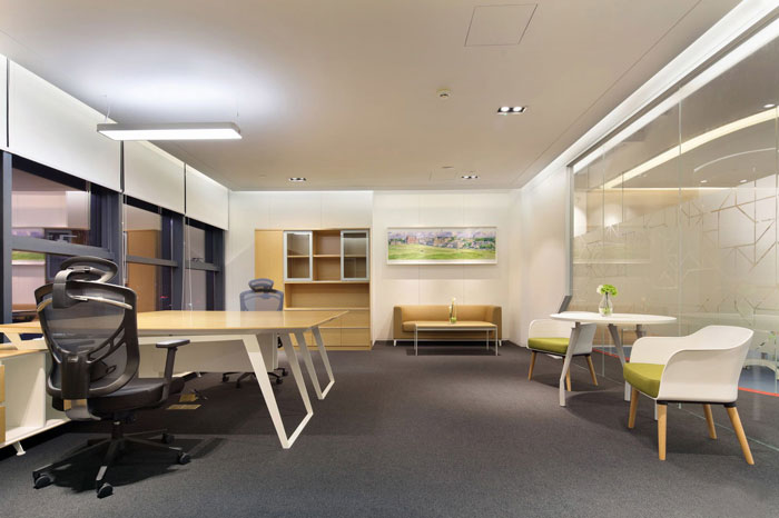 金融控股集團(tuán)總經(jīng)理辦公室裝修設(shè)計(jì)效果圖