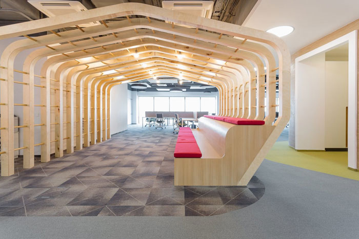 網(wǎng)絡(luò)安全公司辦公室休息區(qū)裝修設(shè)計(jì)效果圖