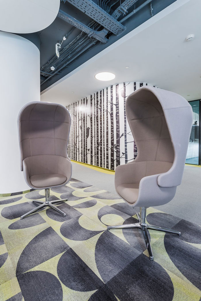 網(wǎng)絡(luò)安全公司辦公室聊天區(qū)裝修設(shè)計(jì)效果圖