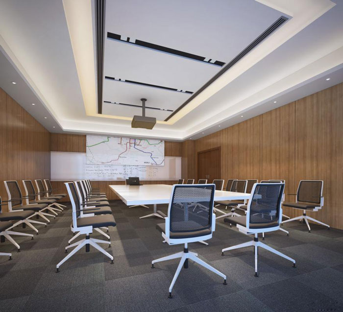 能源集團(tuán)公司辦公室會議室裝修設(shè)計(jì)效果圖