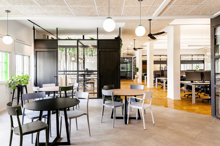 網(wǎng)絡辦公室交流區(qū)裝修設計效果圖