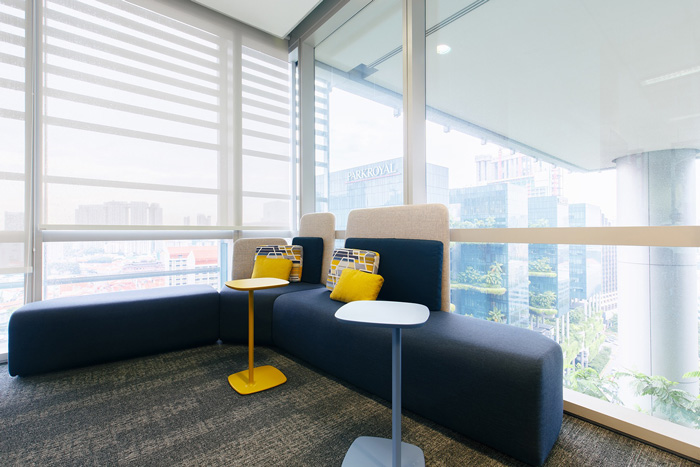 能源公司辦公室接待區(qū)裝修設計效果圖