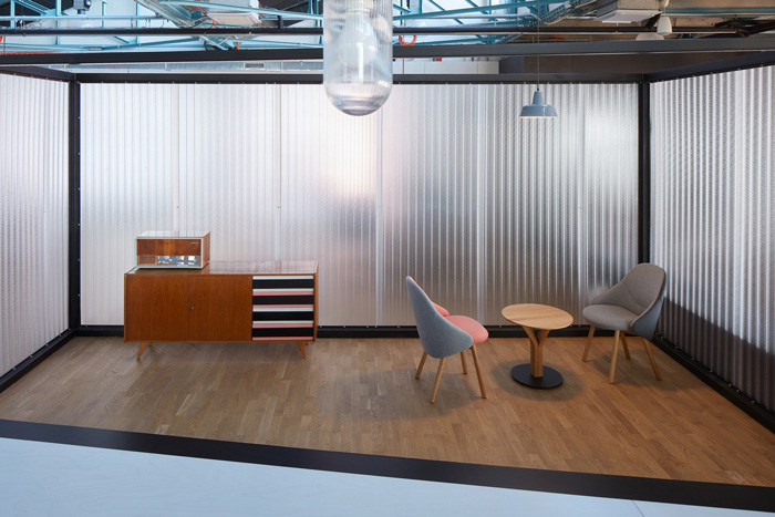 電子商務(wù)辦公室接待區(qū)裝修效果圖