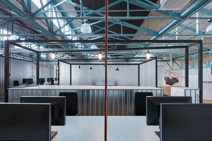 電子商務(wù)辦公室辦公區(qū)裝修效果圖