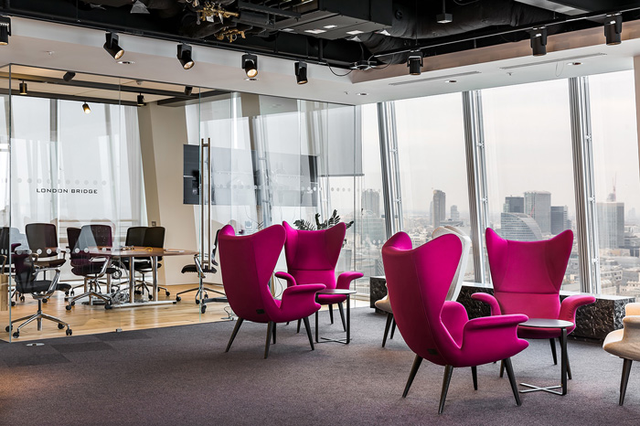 策劃公司辦公室交流區(qū)裝修設計效果圖